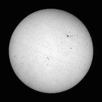 Processed solar disk (continuum)