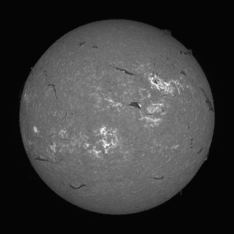 Processed solar disk