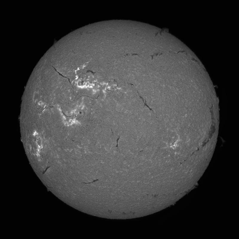 Processed solar disk