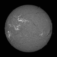 Processed solar disk