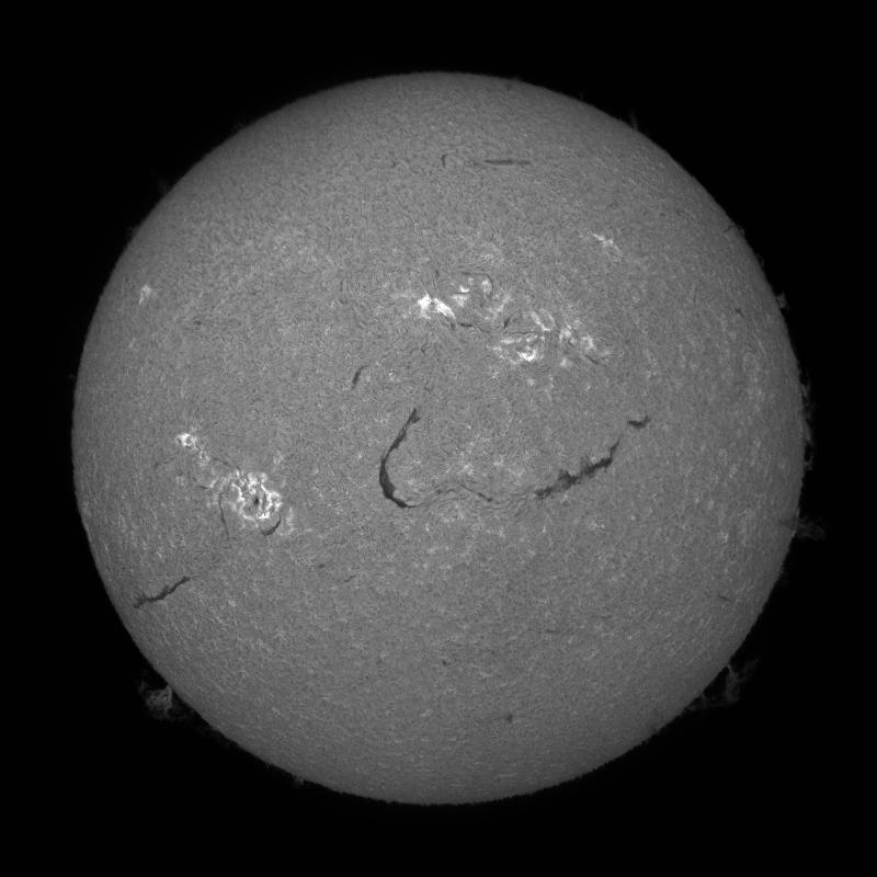 Processed solar disk