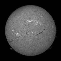 Processed solar disk