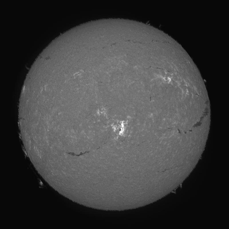 Processed solar disk