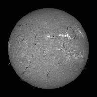 Processed solar disk