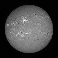 Processed solar disk