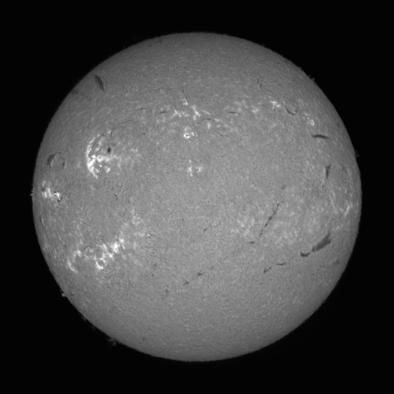 Processed solar disk
