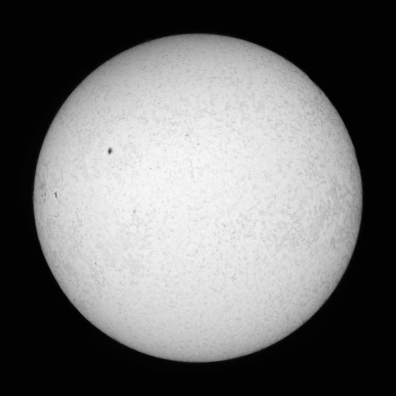 Processed solar disk (continuum)