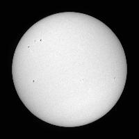 Processed solar disk (continuum)