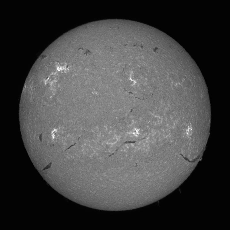 Processed solar disk
