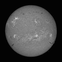 Processed solar disk