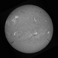 Processed solar disk