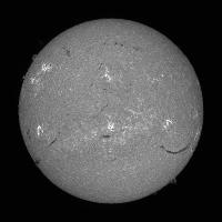 Processed solar disk