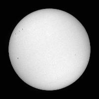 Processed solar disk (continuum)