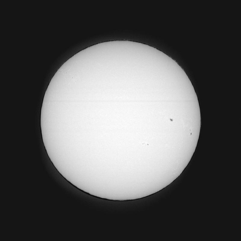 Disque solaire traité (continuum)